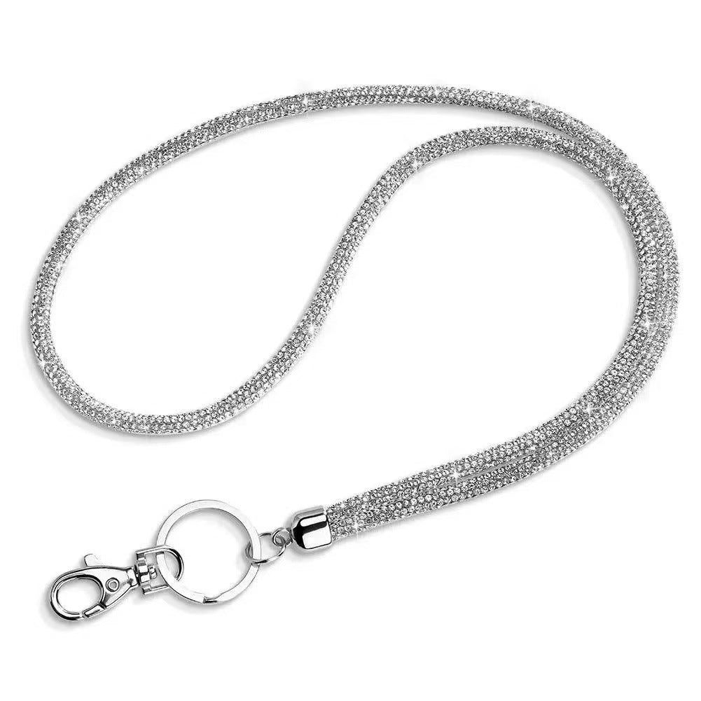 Wholesale Rhinestone Crossbody Lanyard Keychain ACC-KC-LingYu002