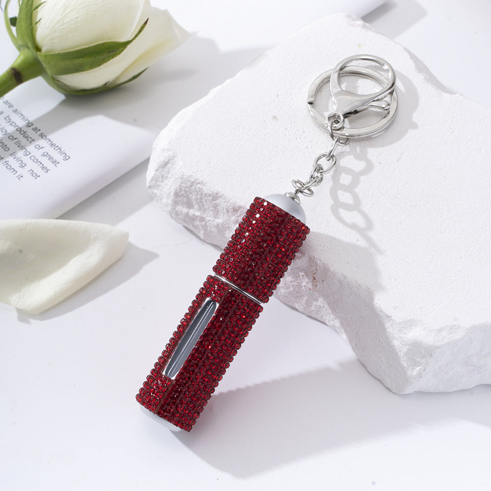 Wholesale Rhinestone Perfume Bottle Keychain ACC-KC-ZhiYa032