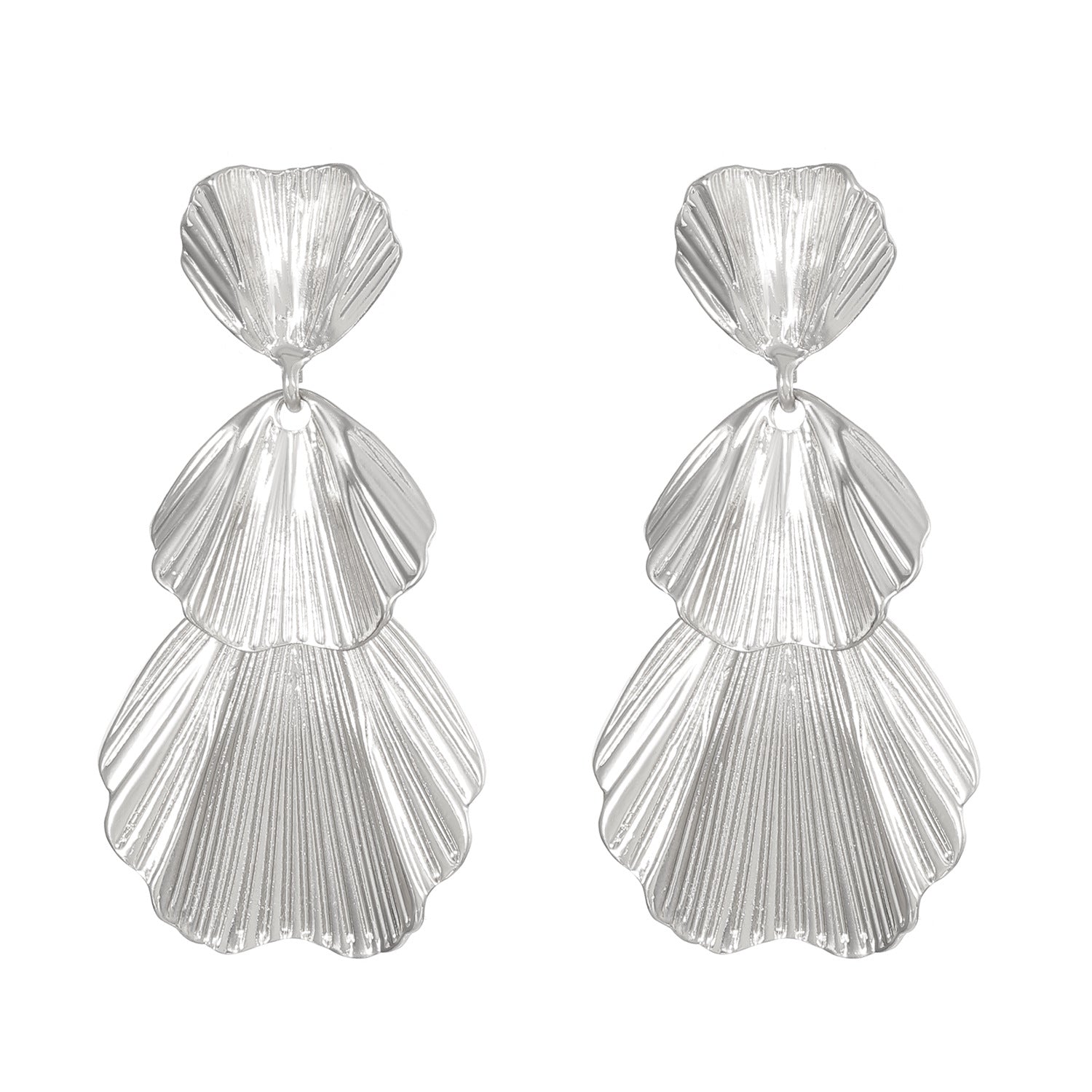 Wholesale Exaggerated Leaf Flower Earrings Fashion Jewelry Accessory for Everyday Wear or Gift