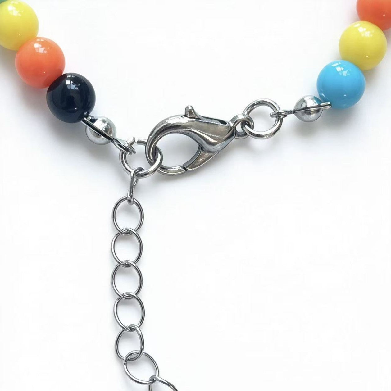 Wholesale Colorful Handmade Acrylic Beaded Bracelet Pet Collar Trendy Jewelry Gift