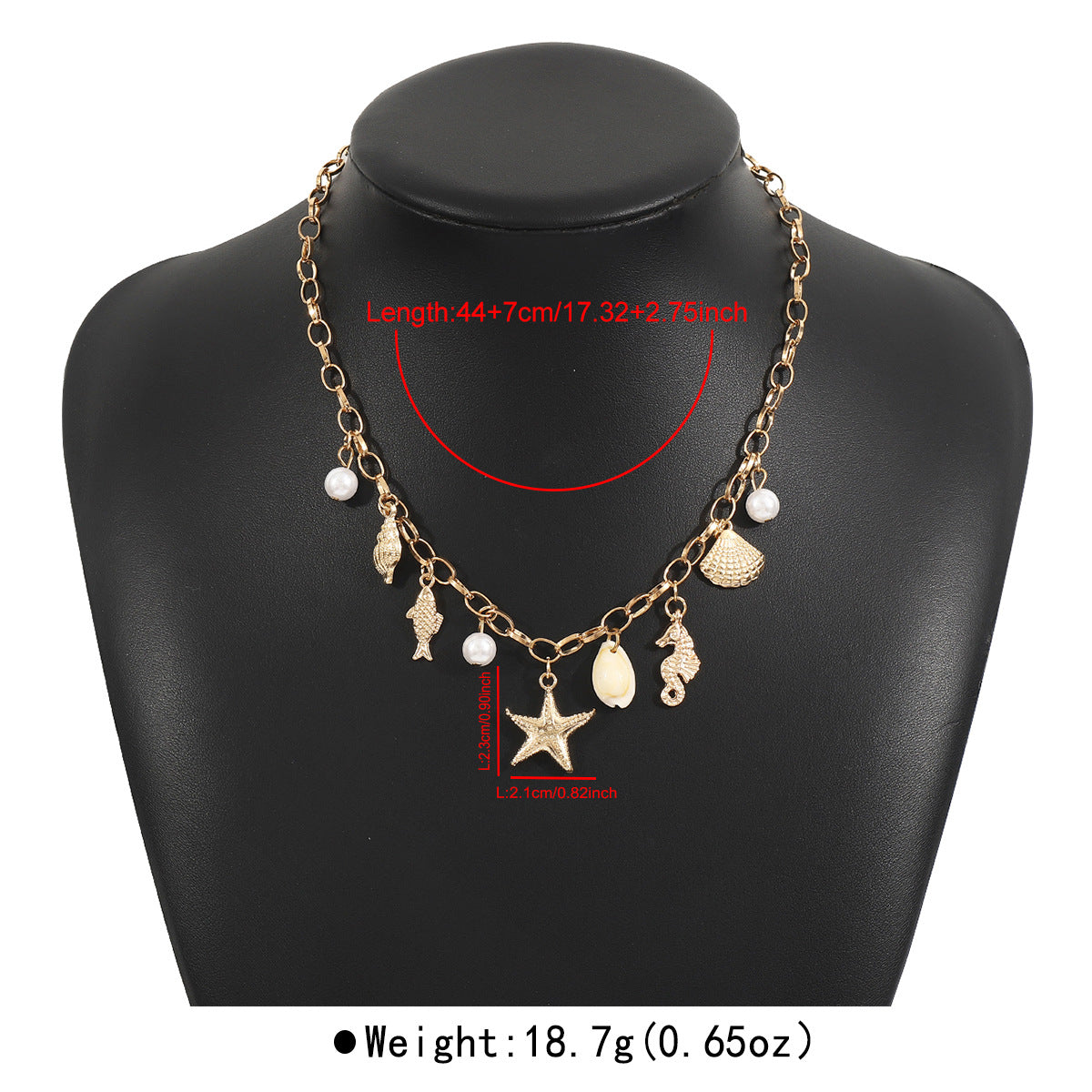 Wholesale  Ocean Wind Pearl Tassel Necklace