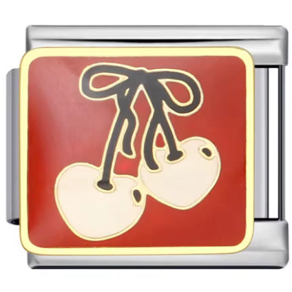 Wholesale Italian Charm Bracelet 9mm DIY Splicing Red Series Stainless Steel Composable Bracelet