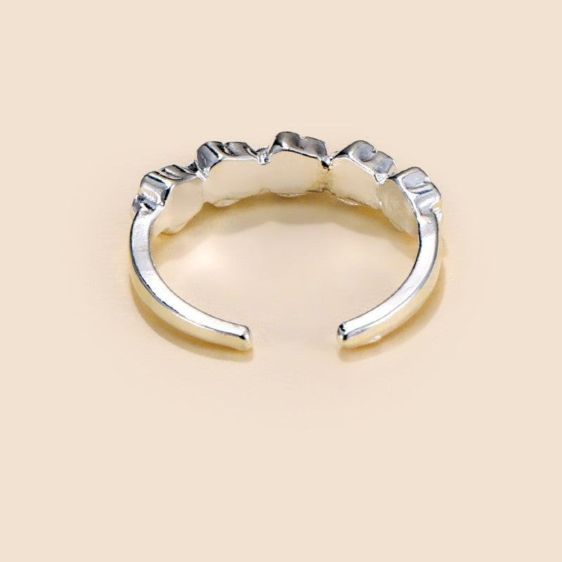 Wholesale  Flower Oil Drop Ring