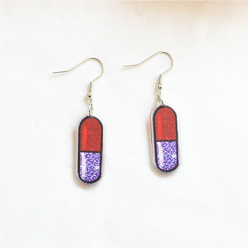 Wholesale Funny Medical Equipment Acrylic Earrings ACC-ES-XN028