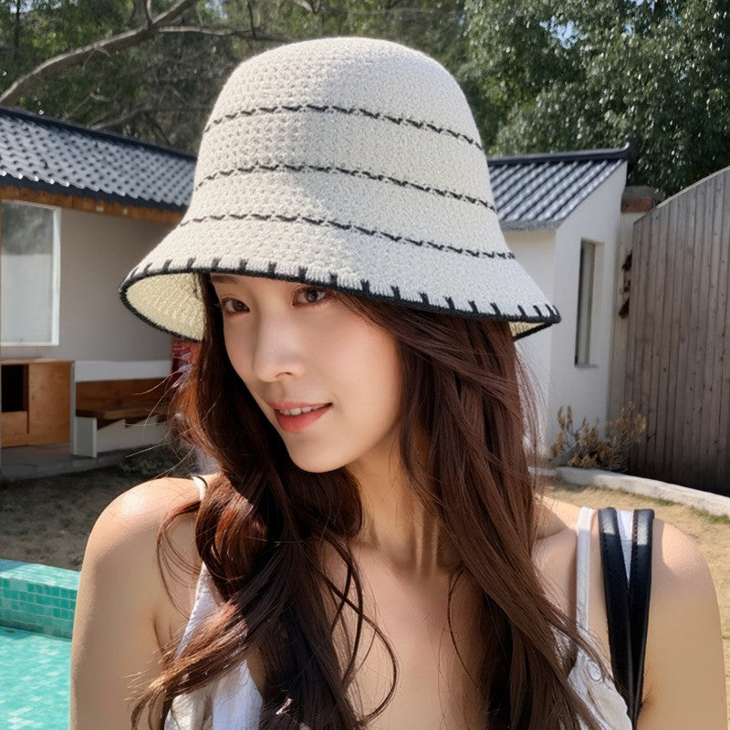Wholesale Hollow Woven Fisherman Hat Bucket Hat