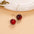 Wholesale Cute Long Red Cherry Earrings