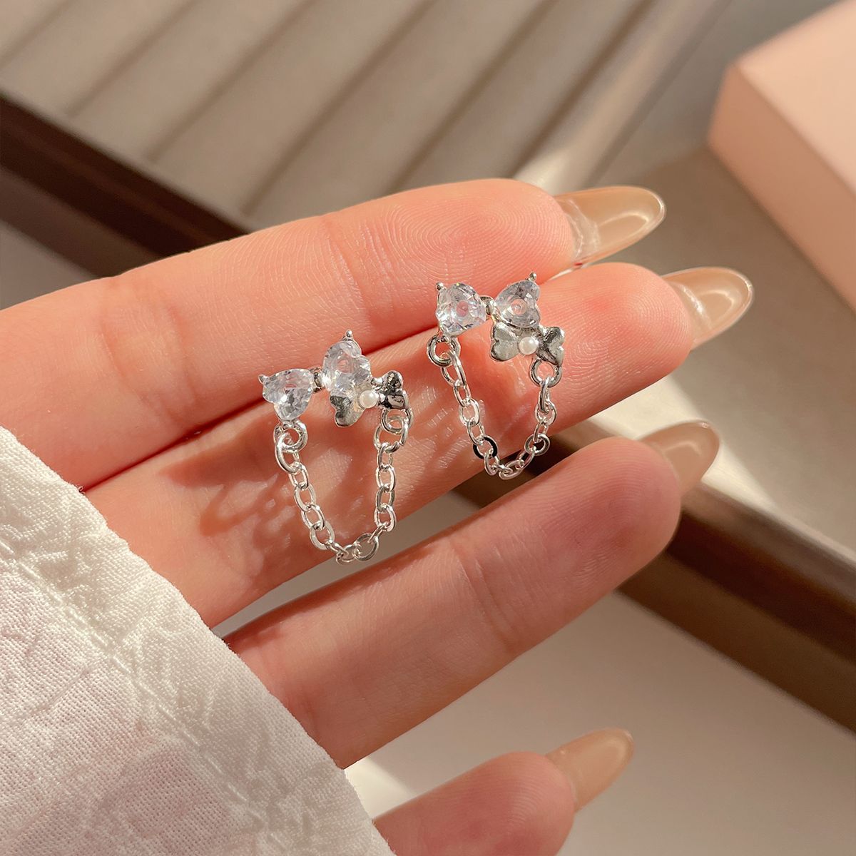 Wholesale Bow Earrings Simple Earrings Exquisite Earrings ACC-ES-SenWai001