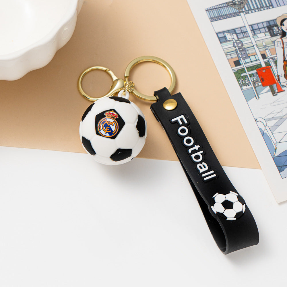 Wholesale 2026 World Cup Cartoon Soccer Keychain PVC Cute Bag Charm Decorative Gift