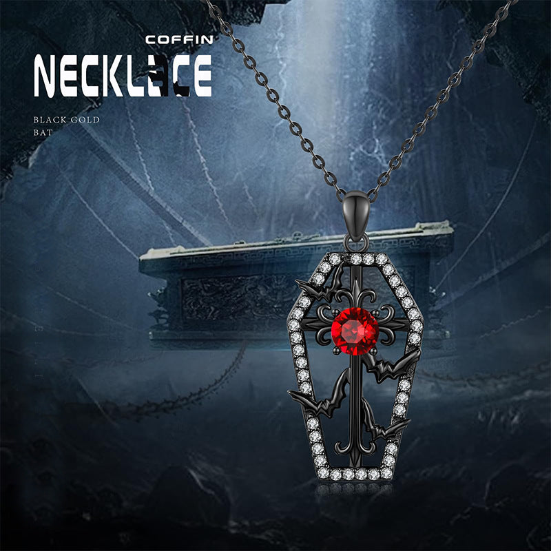 Wholesale  Bat Necklace Cross Diamond Clavicle Chain