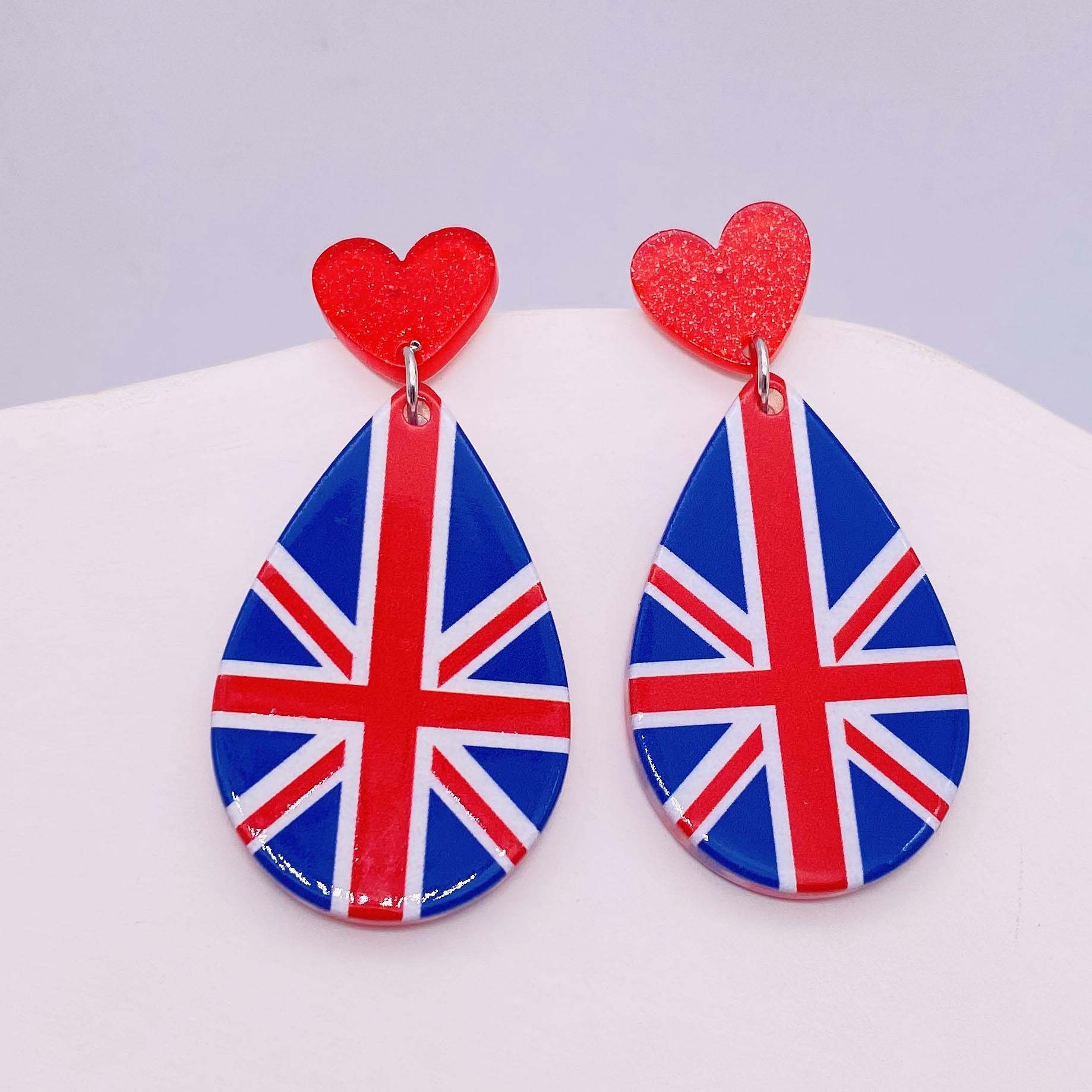 Wholesale Acrylic Earrings Geometric Basketball Football Print Earrings ACC-ES-Cheny001