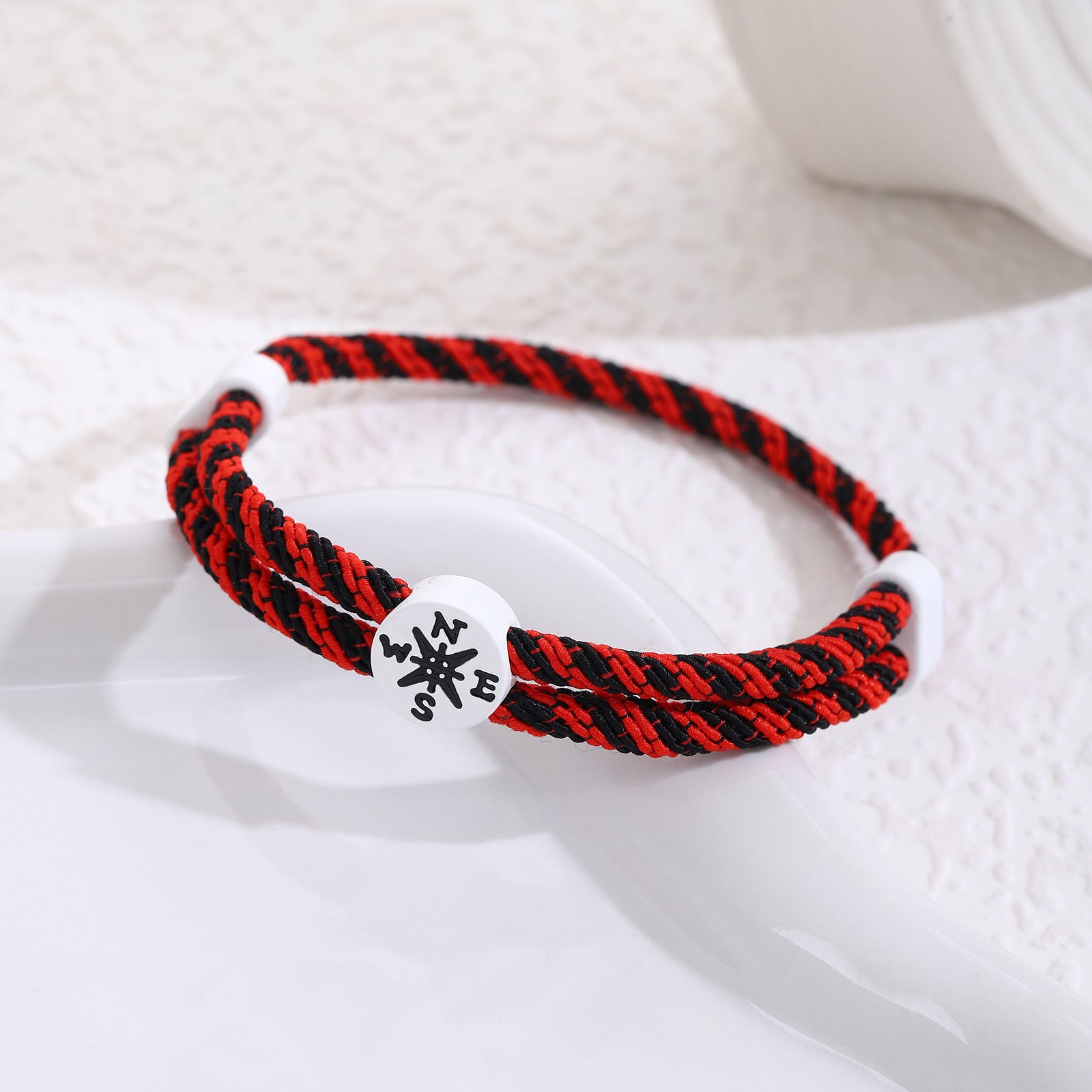 Großhandel Abschlusssaison Inspirierende Kompassgewebe Seilseilarmband