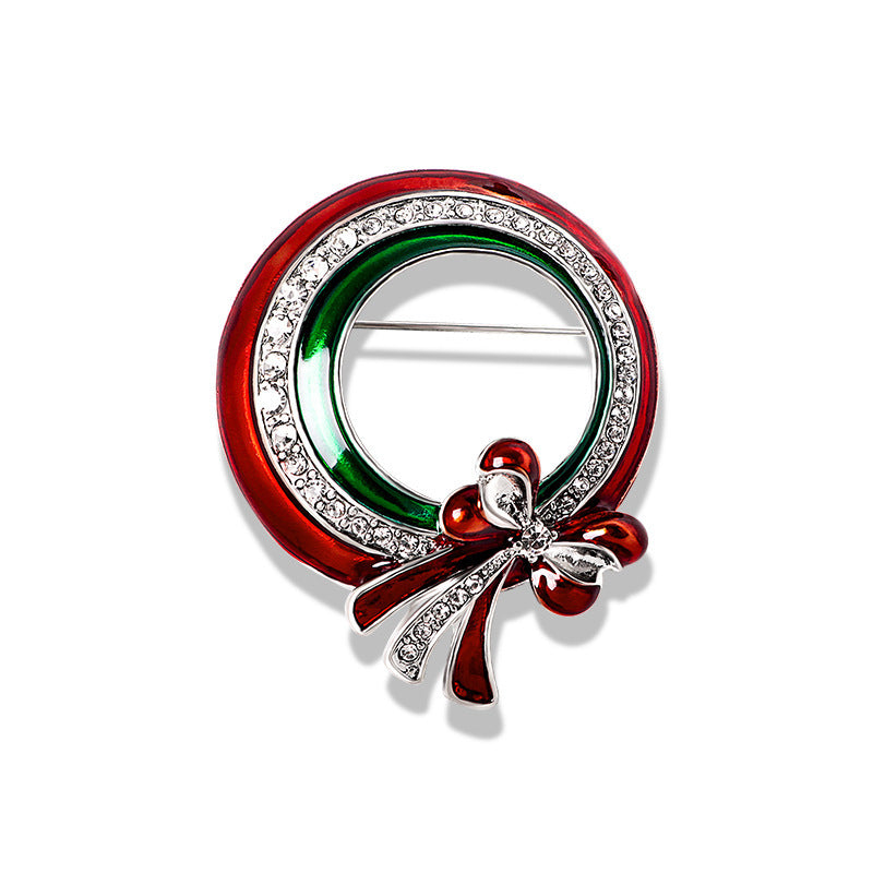 Wholesale Christmas cartoon snowman corsage brooch