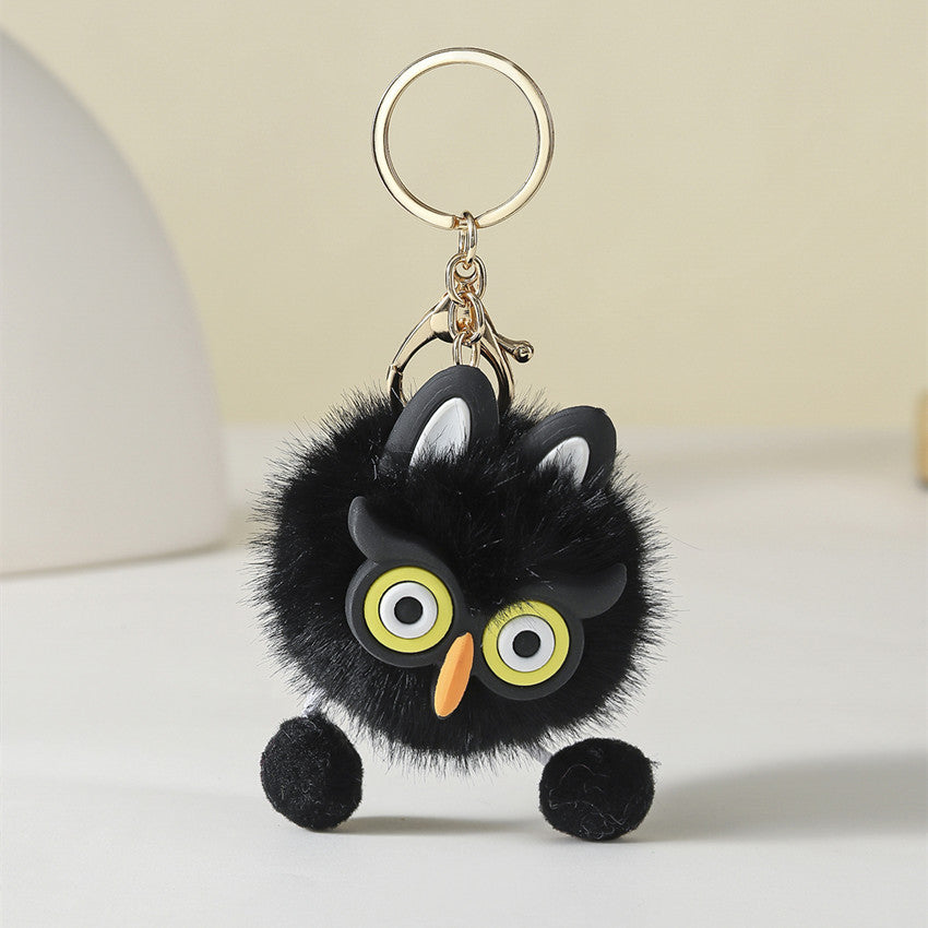 Wholesale Cartoon Plush Owl Keychain Creative Keychain Cute Keychain ACC-KC-RongR022