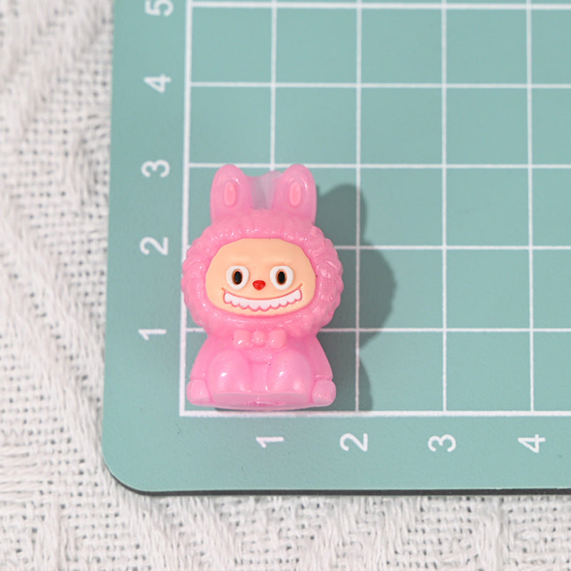 Wholesale 10pcs Rubber Cute Cartoon  Beads DIY Bead Accessories