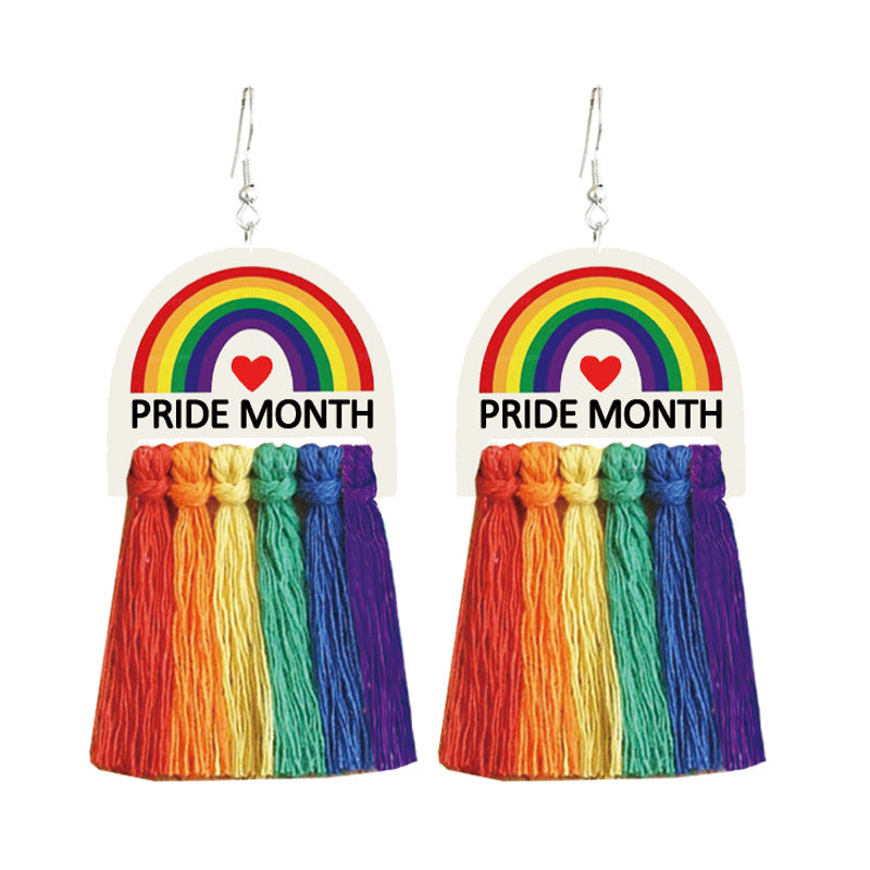 Wholesale 2 pairs/ pack Colorful Multi-Material Earrings