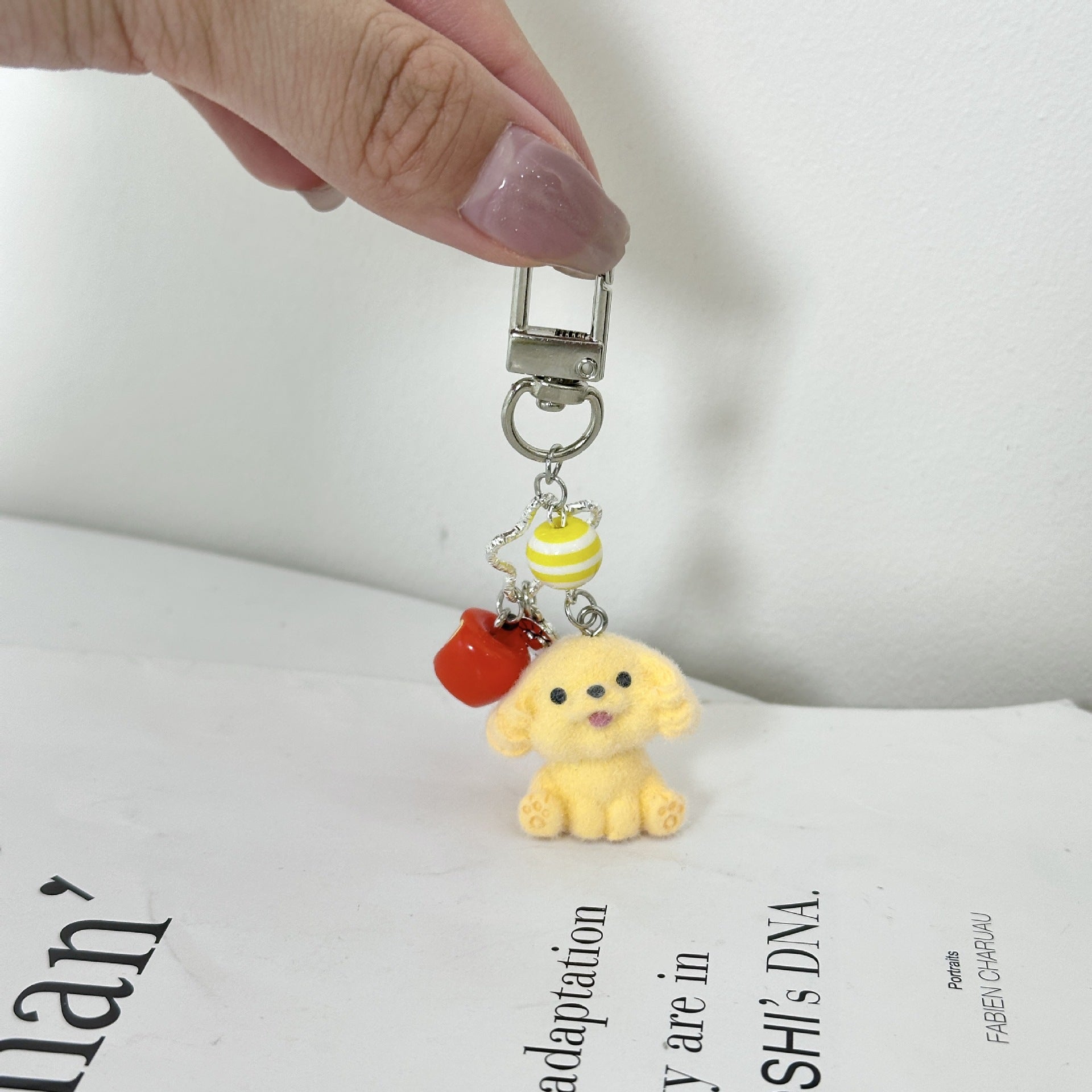 Wholesale Flocking Koala  Pendant Keychain