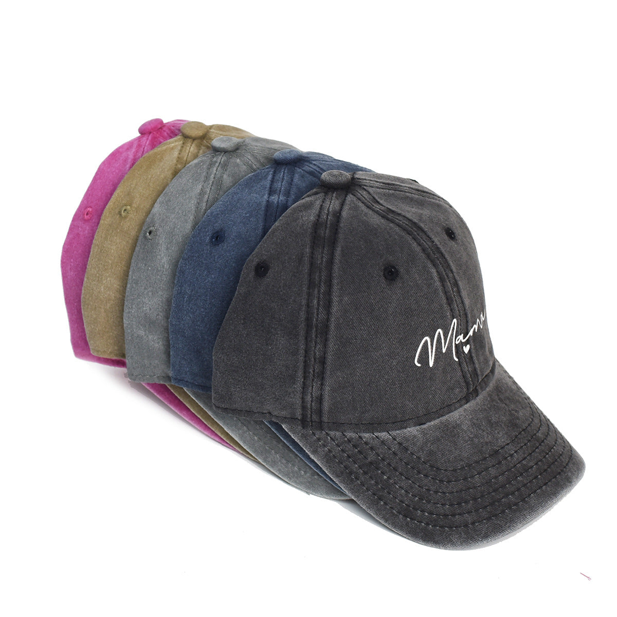 Wholesale Washed Cotton Printed Hats Distressed Vintage Baseball Caps ACC-HT-YuXue010