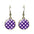 Wholesale Polka Dot Pattern Time Gemstone Earrings