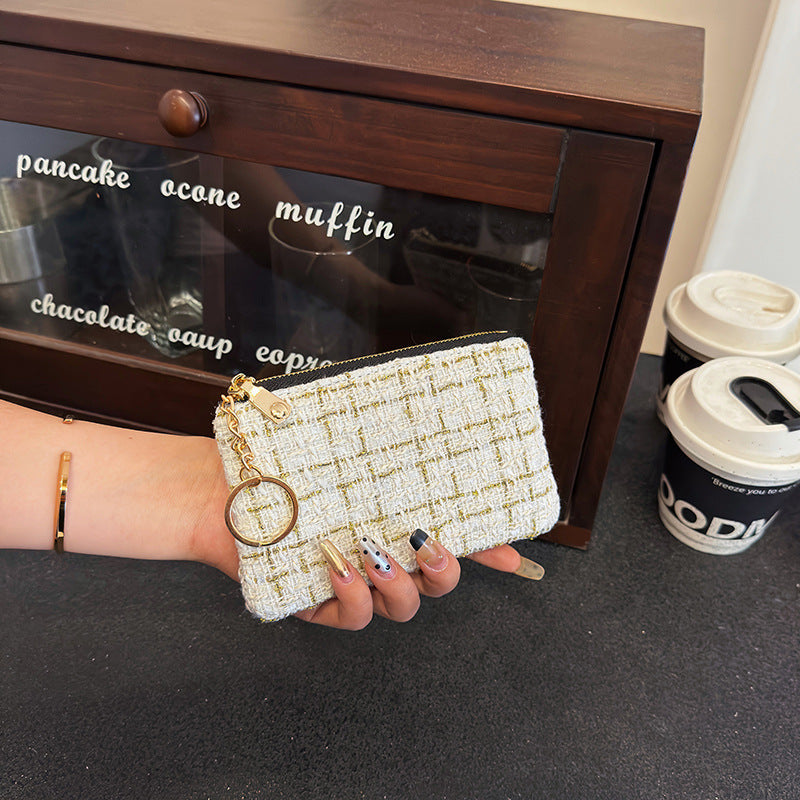 Wholesale card holder zipper coin purse