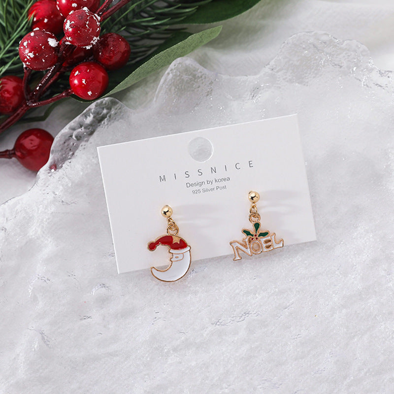 Wholesale S925 Silver Needle Christmas Earrings ACC-ES-QingLian001