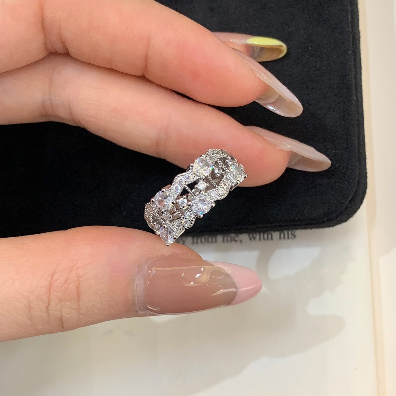 Wholesale Harp Lace Diamond Ring