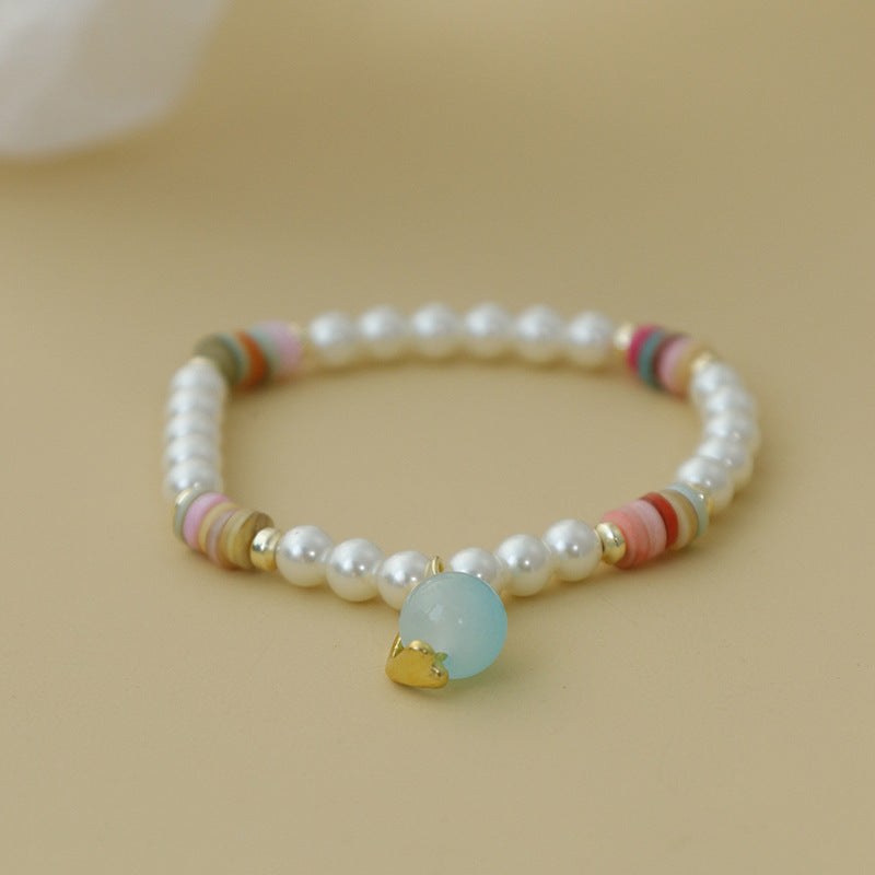 Wholesale Freshwater Pearl Colorfulful Bracelet