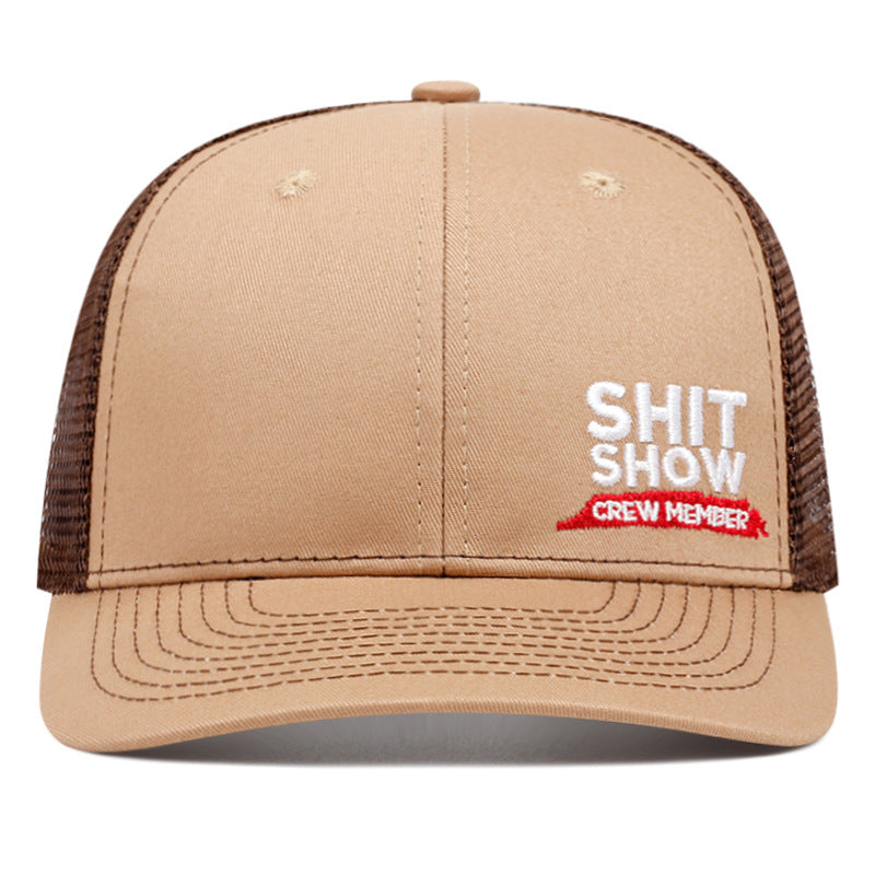 Wholesale Letter Embroidered Mesh Baseball Cap