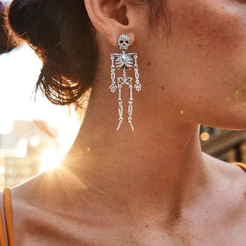 Wholesale  Earrings – Skull Pumpkin Witch Bat Designs,  Zinc Alloy Stud and Dangle,  Fashion Accessory for Party Gift Resale