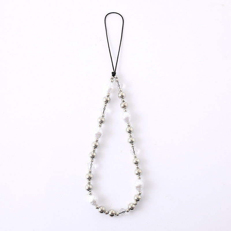 Wholesale  Pearl Short Wrist Lanyard  All-match Keychains
