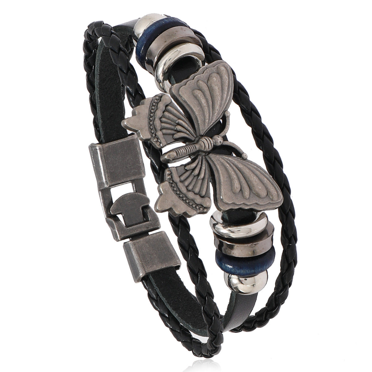 Wholesale Vintage Leather Bracelet Buckle Bracelet ACC-BT-Saih009