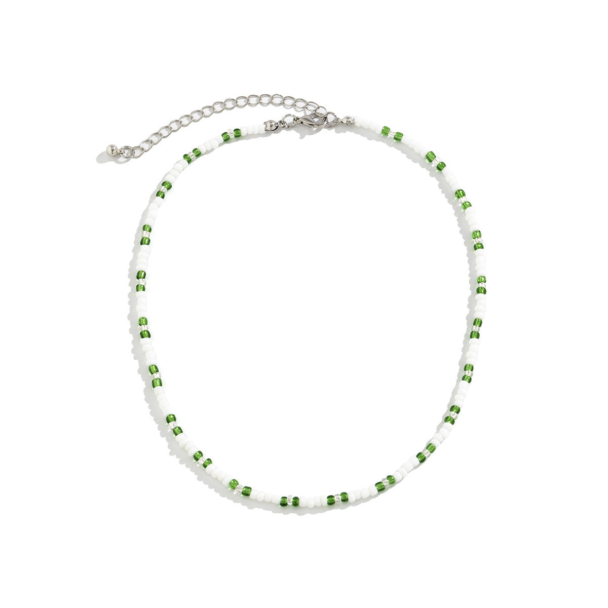 Wholesale Christmas Colorful Beaded Beaded Necklace