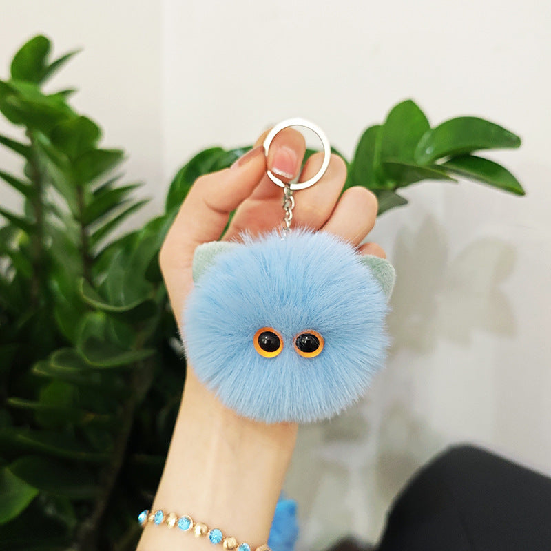 Wholesale Cute Plush Cat Head Keychains ACC-KC-Chengx005