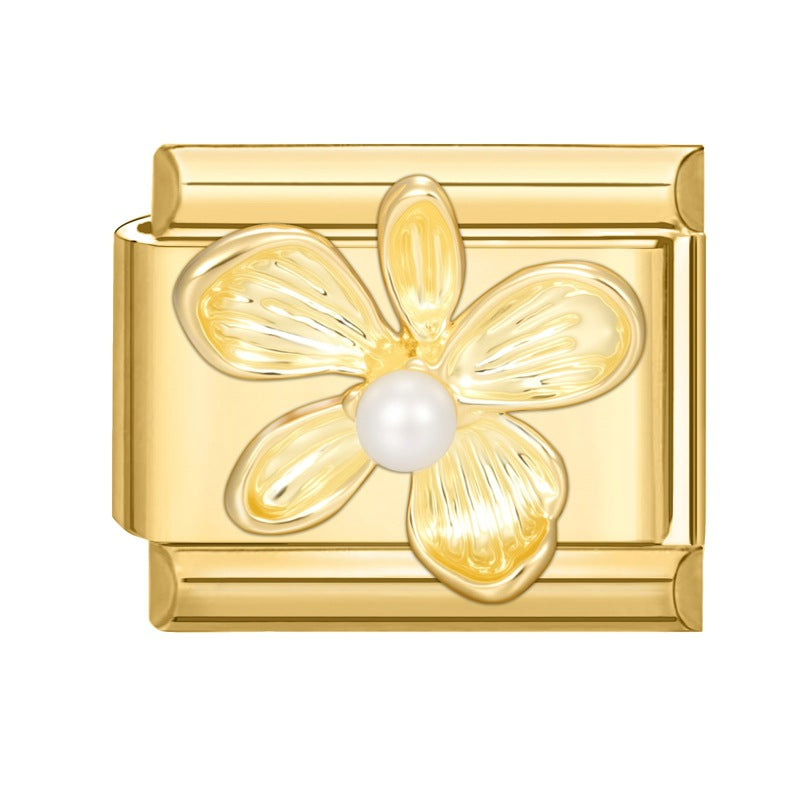 Wholesale Italian Charm Bracelet 9mm DIY Splicing Cute Creative Stainless Steel Composable Bracelet