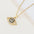 Wholesale Copper Gold-plated Micro-inlaid Zircon Oil Drops Devil's Eye  Pendant