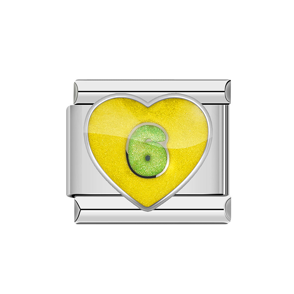 Wholesale Italian Charm Bracelet 9mm DIY Splicing Cute Creative Stainless Steel Composable Bracelet