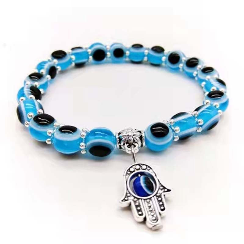 Wholesale Resin Ball Devil's Eye Bead Bracelet ACC-BT-Yunh002
