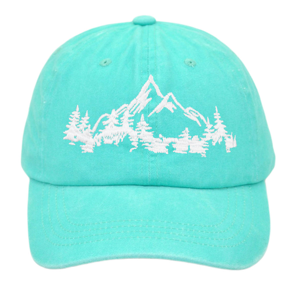 Wholesale Embroidered Mountain Forest Baseball Cap Peaked Cap ACC-HT-PeiNi002