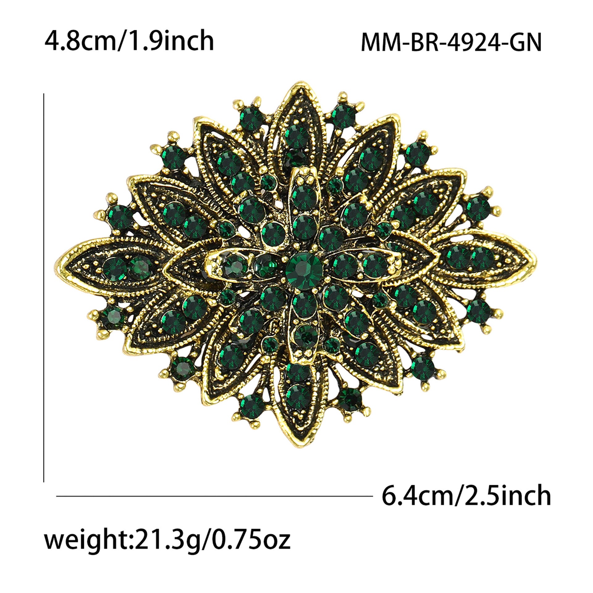 Wholesale Luxurious Alloy Rhinestone Bride Brooch Stylish Women S Fashion Accessory Gift For Wedding Party