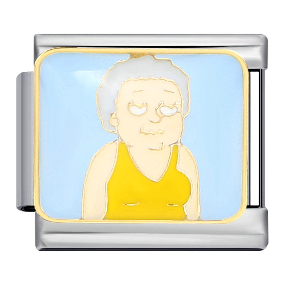 Wholesale Italian Charm Bracelet Cute cartoon character   Stainless Steel Composable Bracelet