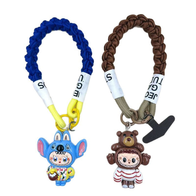 Wholesale Cute 3D Cartoon Lanyard Keychain