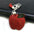Wholesale  Creative  Velvet Diamond-encrusted Apple Keychain
