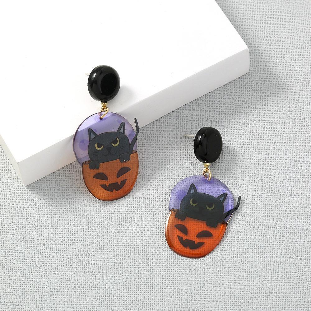 Wholesale Creative Personalized Hand-made Halloween Earrings