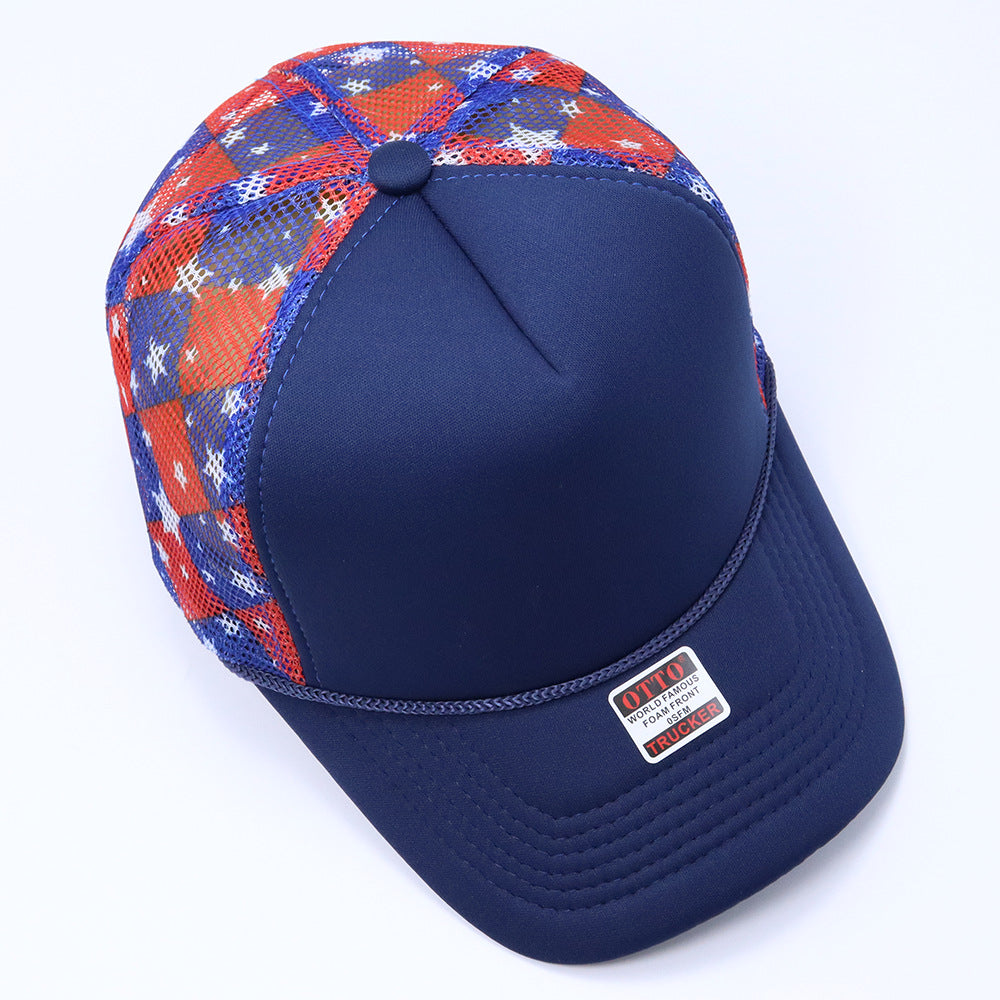 Wholesale  outdoor leisure sun hat leopard plaid baseball cap