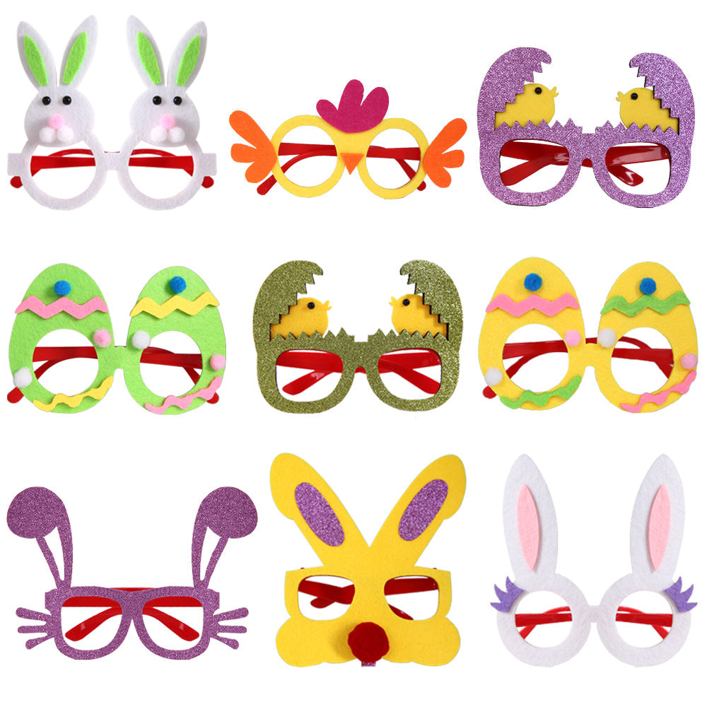 Wholesale Easter Egg Rabbit Chicken Glasses Ball Party Decorations