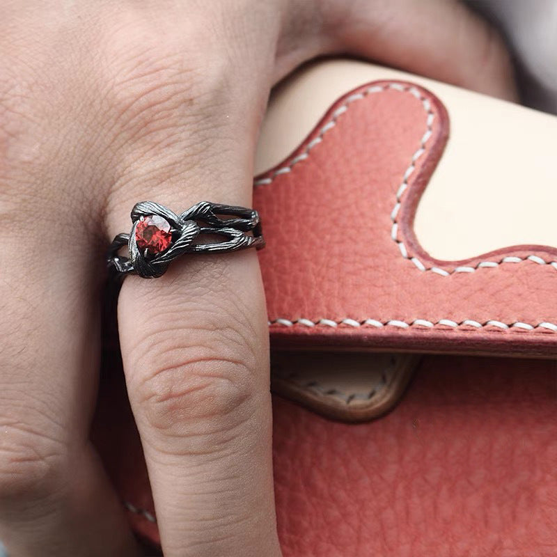 Wholesale  Retro Open Ring  Diamond Zircon Ring