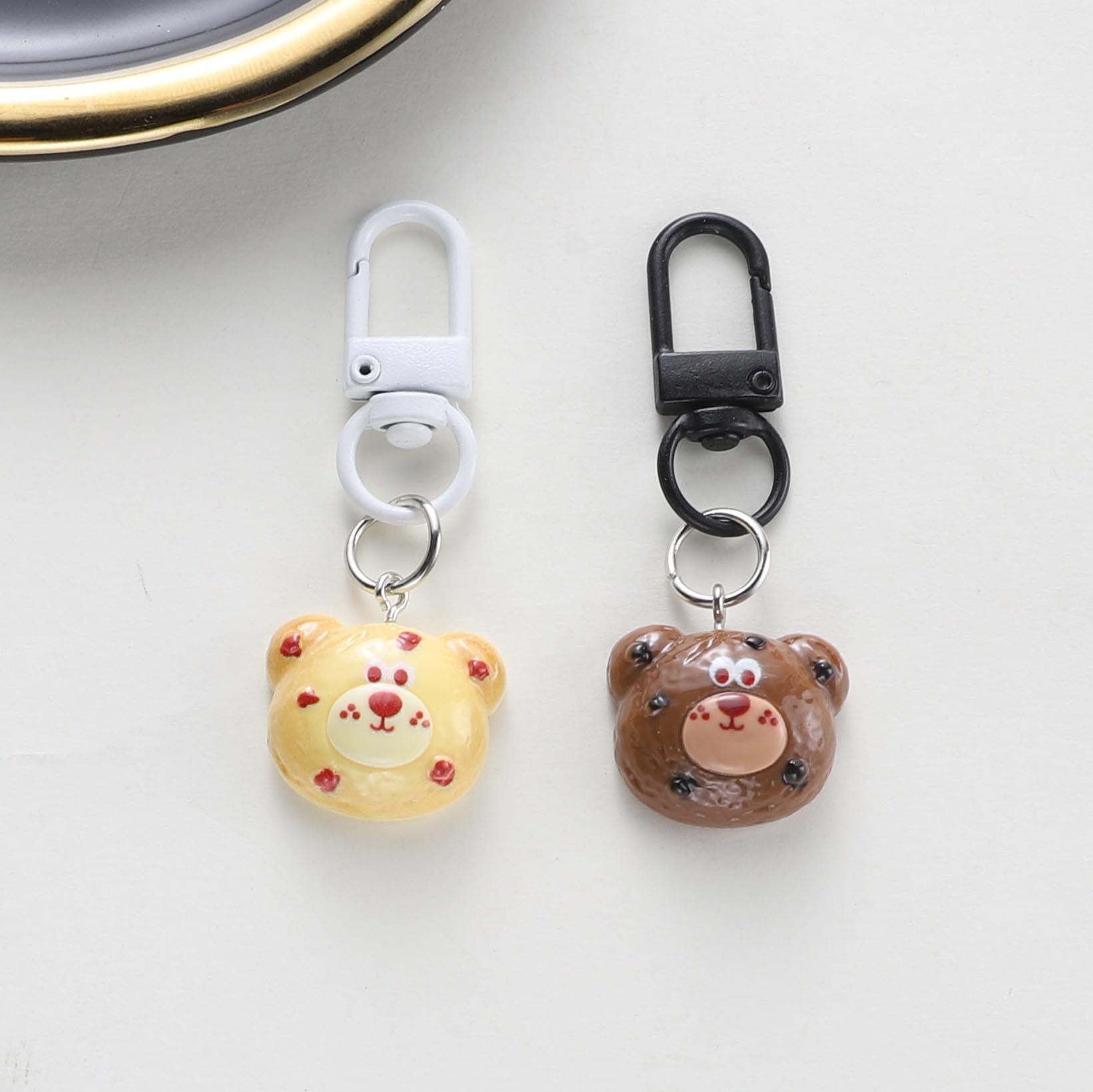 Wholesale Cute Animal Bear Head Keychain