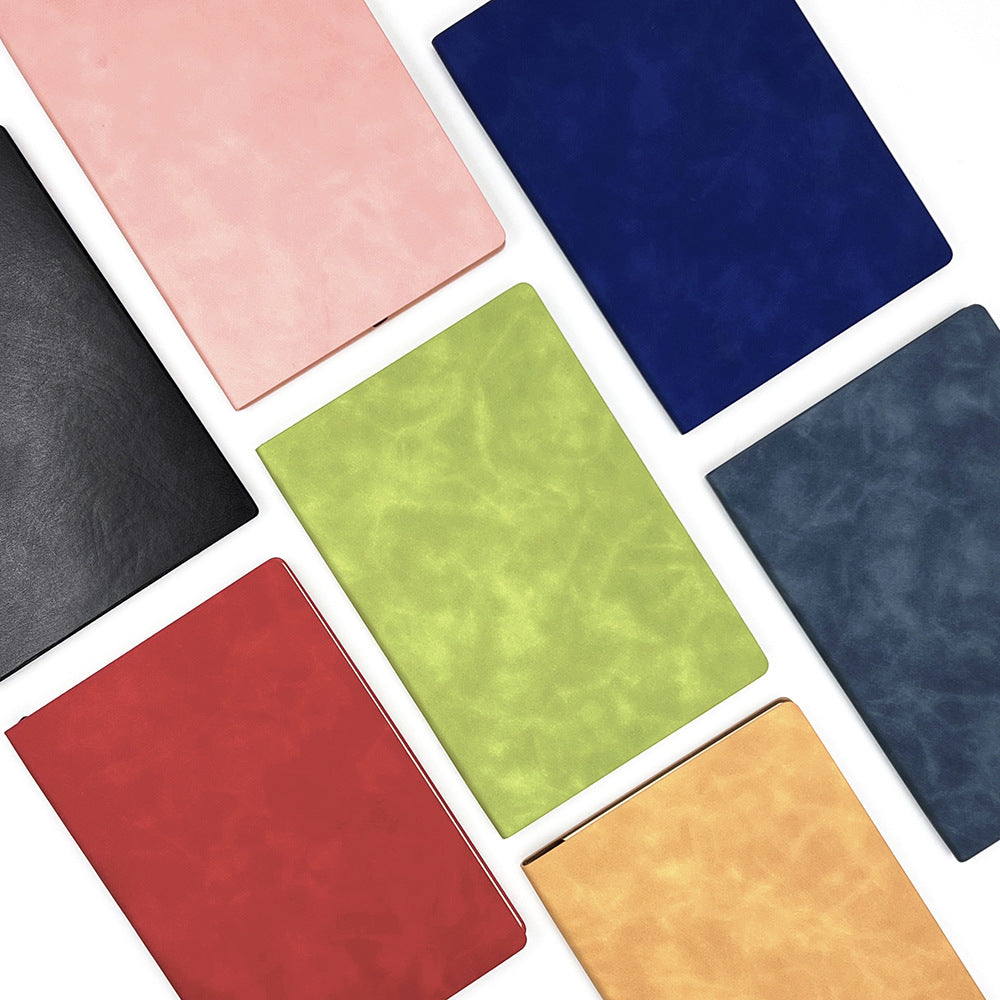 Wholesale A5 soft leather cover notebook