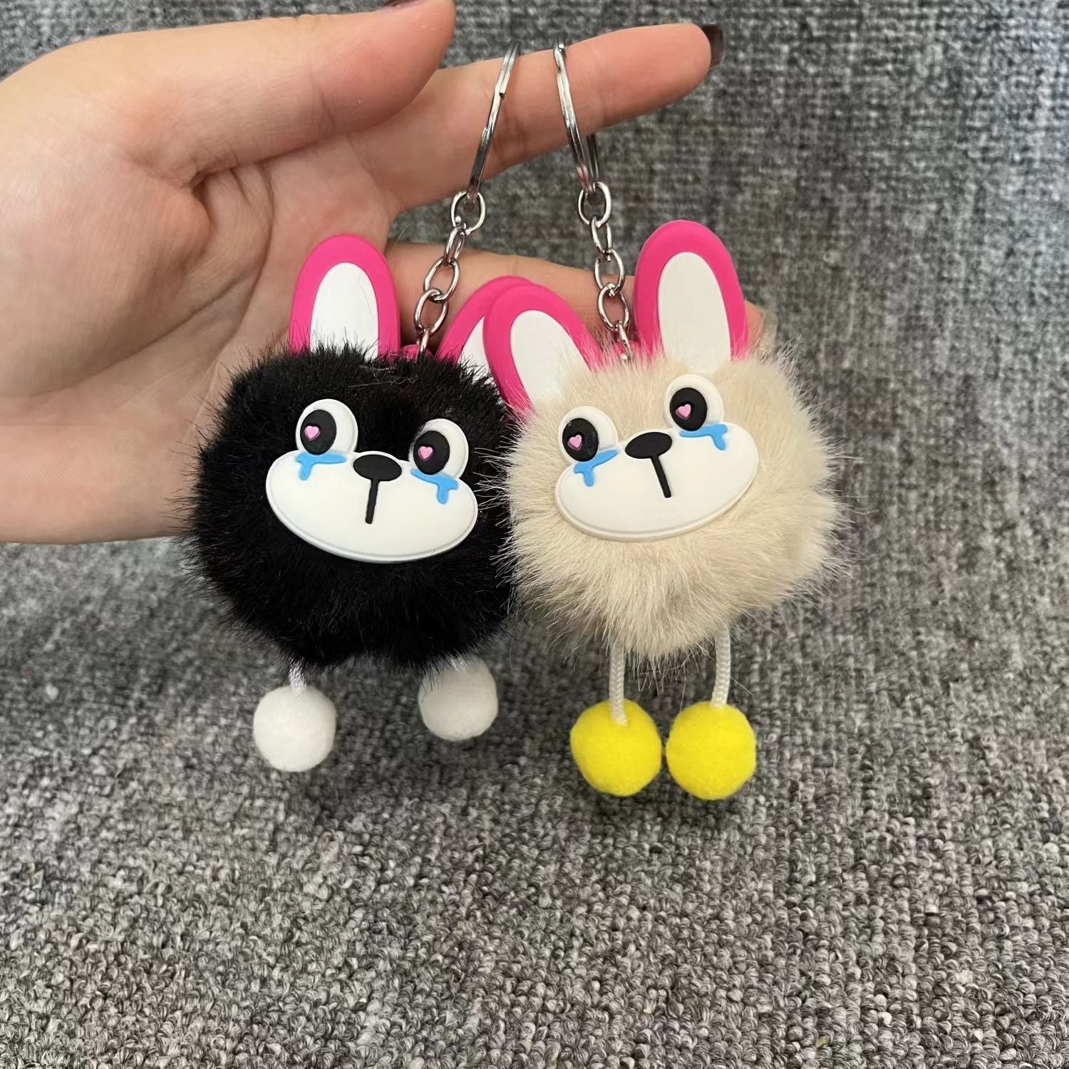Wholesale Rabbit Plush Pendant Keychains ACC-KC-ChenChen001