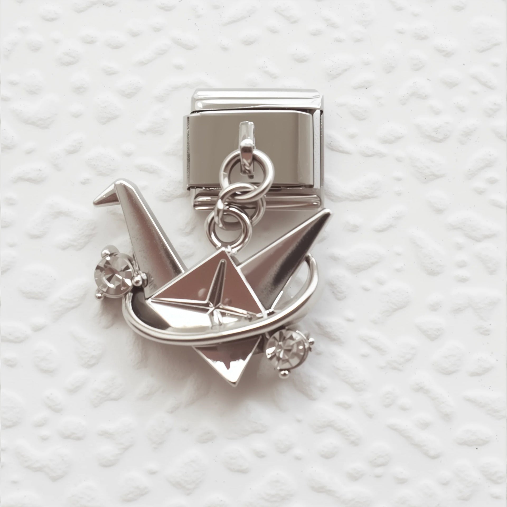 Wholesale 5pcs/pack Job and Career Italian Charms Single Section Creative Stainless Steel Composable Bracelet