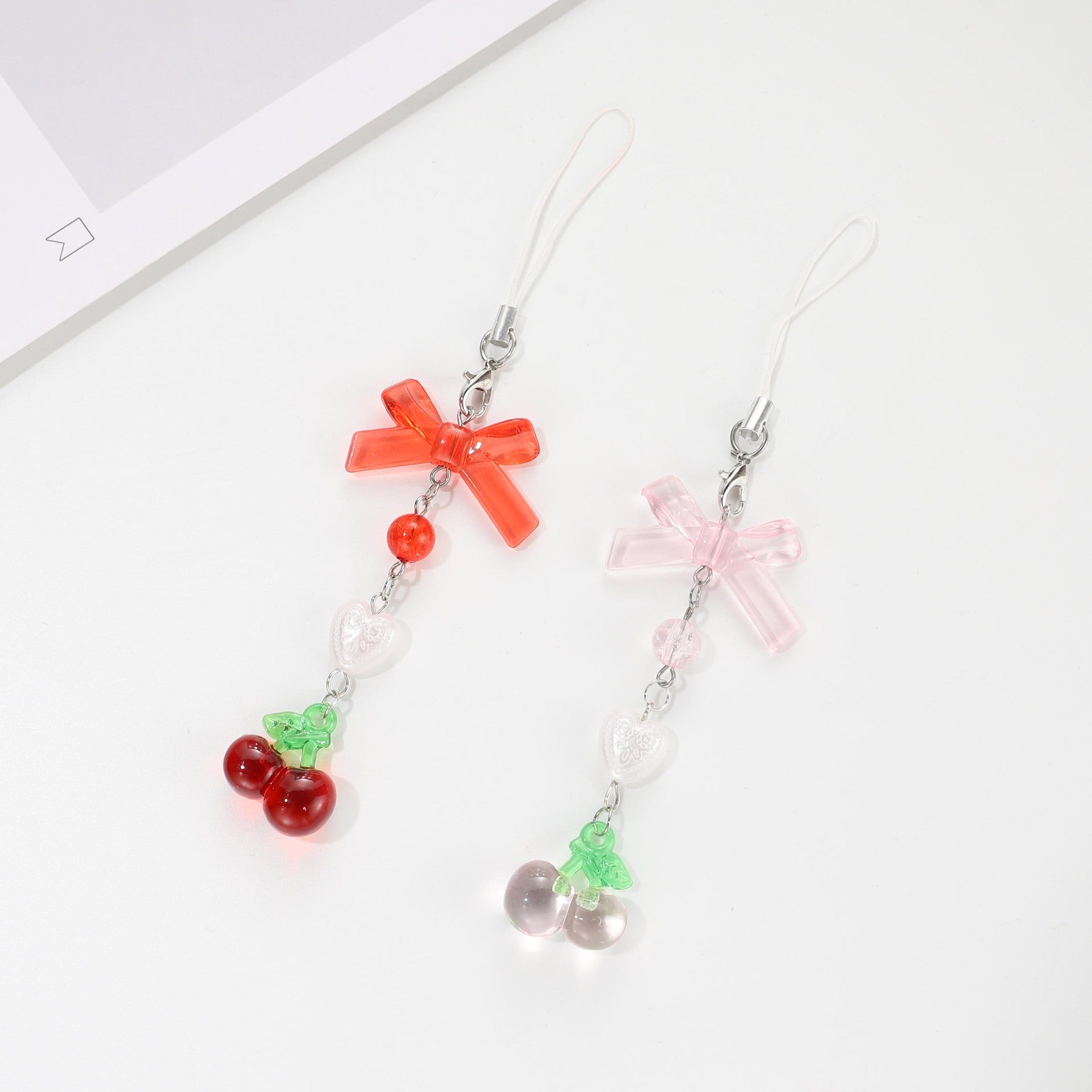 Wholesale Cherry Phone Chain Keychain
